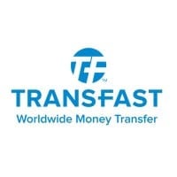 Transfast logo with blue design and worldwide money transfer tagline